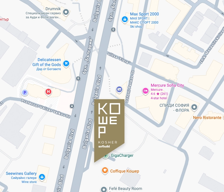 Kosher location map